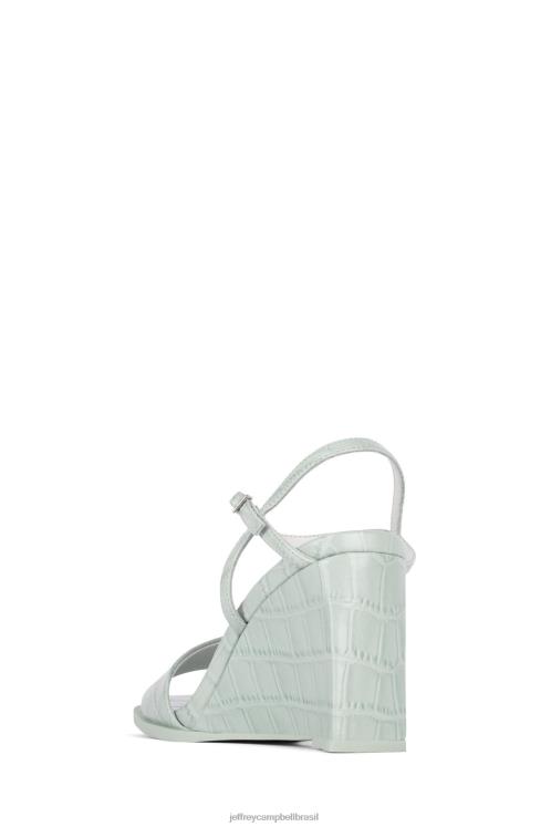 Jeffrey Campbell mulheres B0VBD1590 croco menta sandália de salto alto gracinha-2