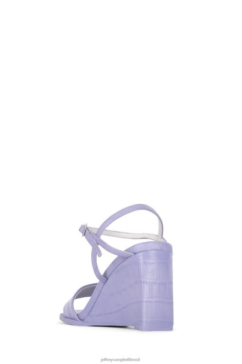 Jeffrey Campbell mulheres B0VBD1592 pervinca croco sandália de salto alto gracinha-2
