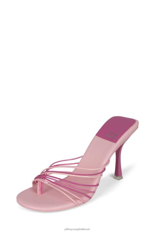 Jeffrey Campbell mulheres B0VBD1595 combinação rosa sandália de salto alto entediar