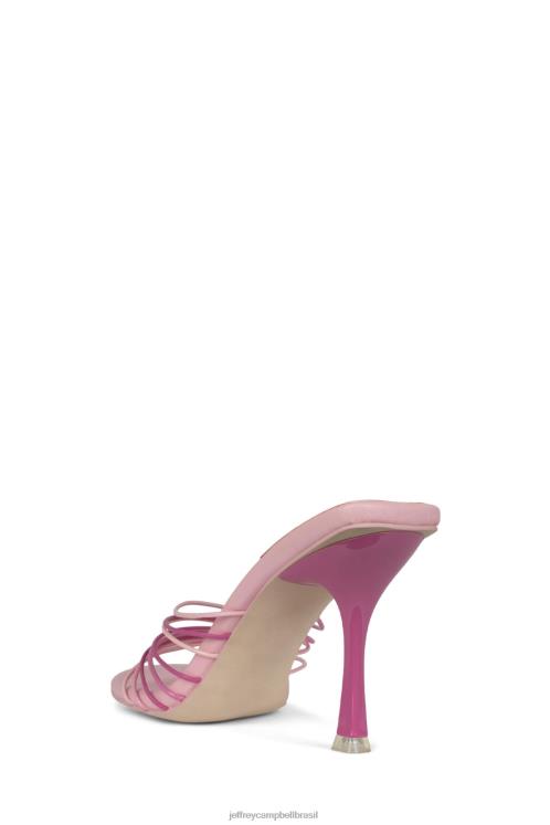 Jeffrey Campbell mulheres B0VBD1595 combinação rosa sandália de salto alto entediar