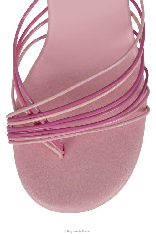 Jeffrey Campbell mulheres B0VBD1595 combinação rosa sandália de salto alto entediar