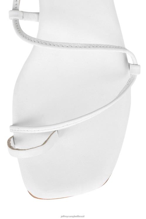 Jeffrey Campbell mulheres B0VBD1596 branco sandália de salto alto ágata-2