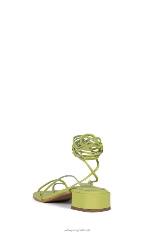 Jeffrey Campbell mulheres B0VBD1599 chartreuse sandália de salto alto ágata-2