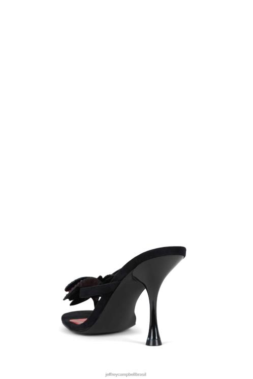 Jeffrey Campbell mulheres B0VBD1602 camurça preta azul vermelha sandália de salto alto sonhar Acordado