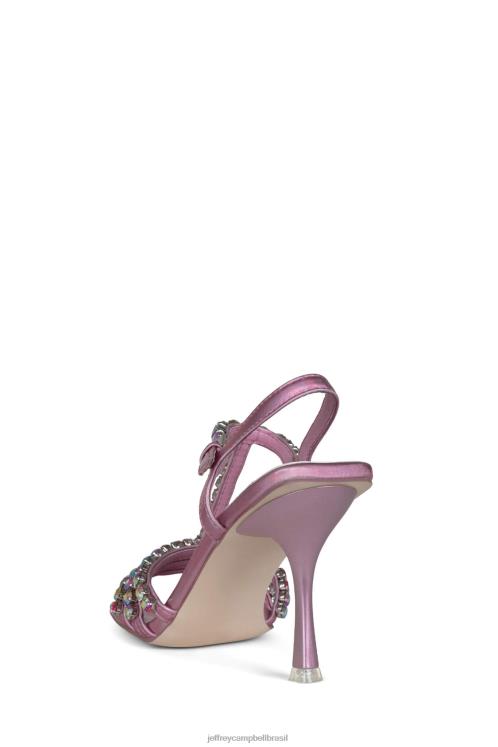 Jeffrey Campbell mulheres B0VBD1603 rosa iridescente sandália de salto alto jwl-t