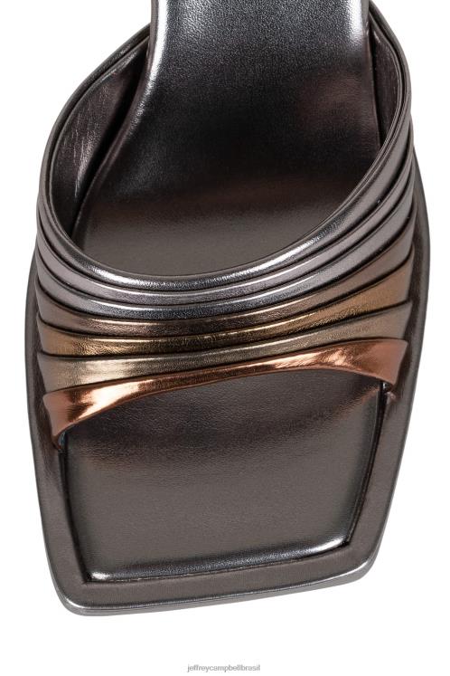 Jeffrey Campbell mulheres B0VBD1608 neutro com multi sandália de salto alto carregou