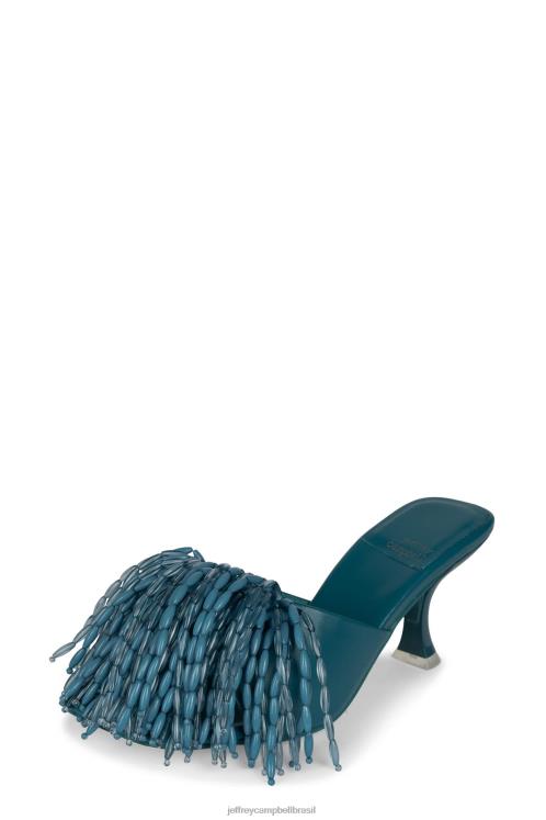 Jeffrey Campbell mulheres B0VBD1611 azul sandália de salto alto senhor-grande-pom
