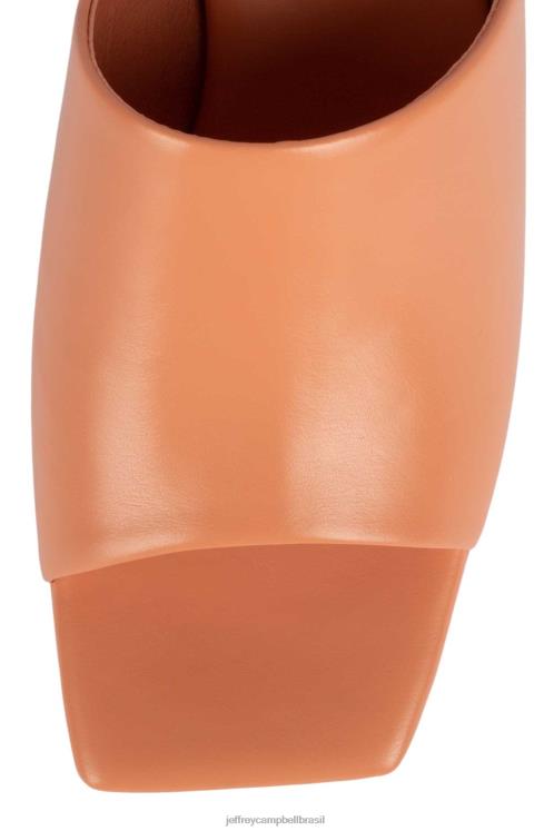 Jeffrey Campbell mulheres B0VBD1618 pêssego sandália de salto alto caviar
