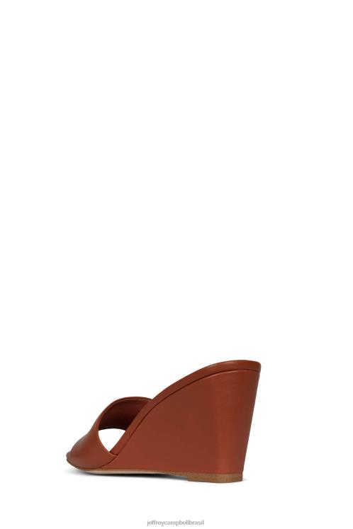 Jeffrey Campbell mulheres B0VBD1634 laranja queimado sandália de salto alto apetite