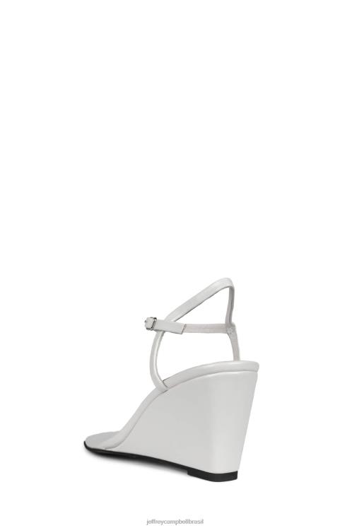 Jeffrey Campbell mulheres B0VBD1635 branco sandália de salto alto apetite