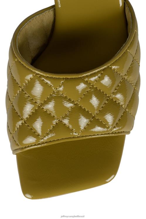 Jeffrey Campbell mulheres B0VBD1640 patente de rugas verdes empoeiradas sandália de salto alto senhor-grande-q
