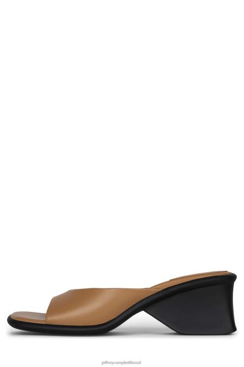 Jeffrey Campbell mulheres B0VBD30 natural sandália de salto alto cair sobre