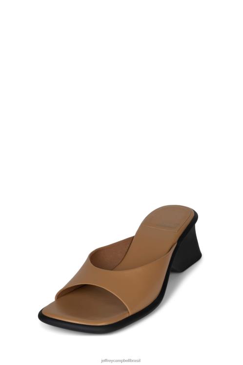 Jeffrey Campbell mulheres B0VBD30 natural sandália de salto alto cair sobre