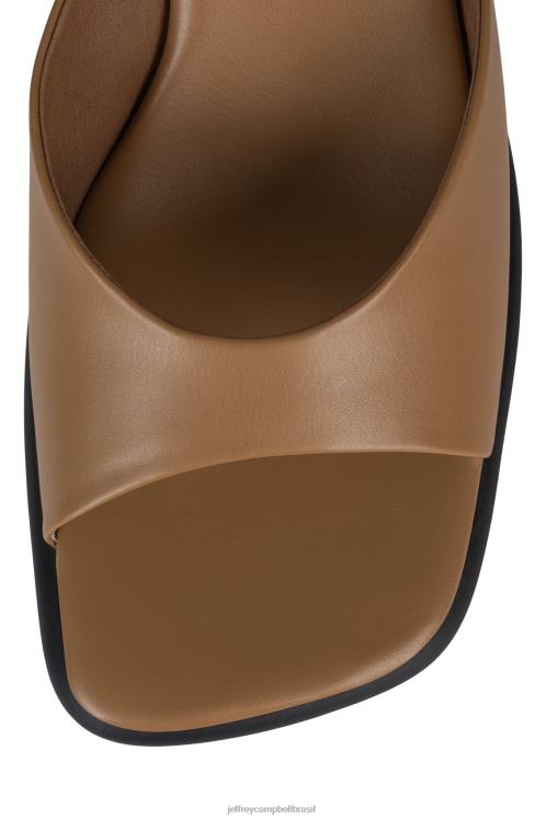 Jeffrey Campbell mulheres B0VBD30 natural sandália de salto alto cair sobre