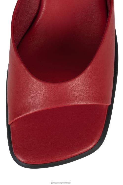 Jeffrey Campbell mulheres B0VBD33 vermelho sandália de salto alto cair sobre