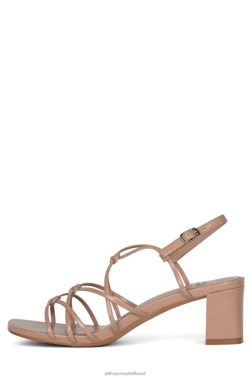 Jeffrey Campbell mulheres B0VBD67 natural sandália de salto alto socializar