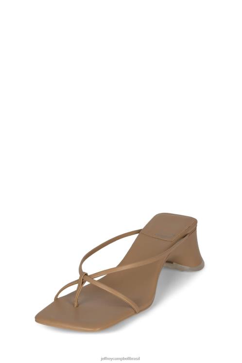 Jeffrey Campbell mulheres B0VBD71 natural sandália de salto alto começar