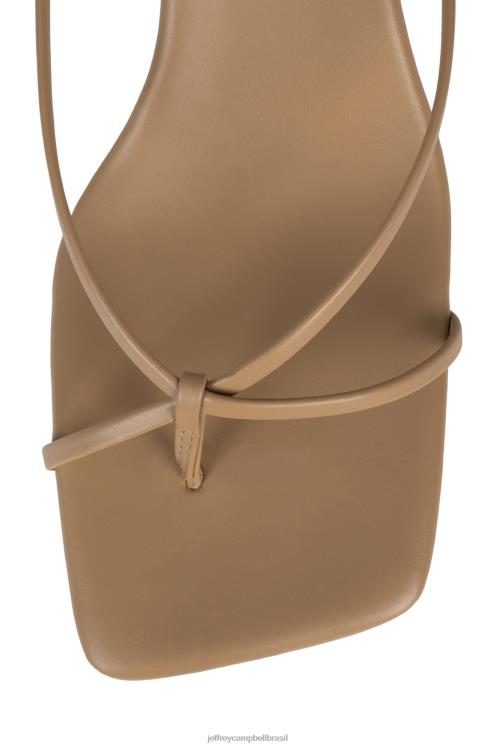 Jeffrey Campbell mulheres B0VBD71 natural sandália de salto alto começar