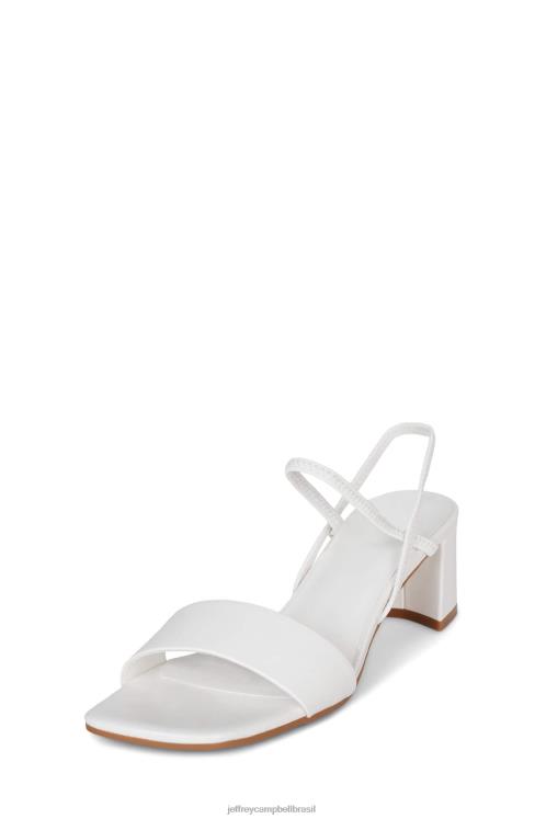 Jeffrey Campbell mulheres B0VBD87 branco sandália de salto alto adaptar