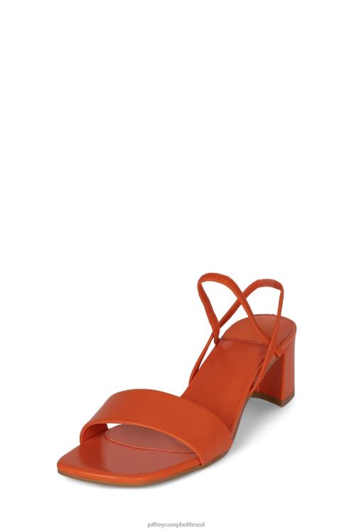 Jeffrey Campbell mulheres B0VBD88 laranja sandália de salto alto adaptar
